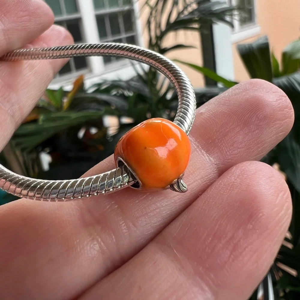 Glow in the Dark Pumpkin Charm